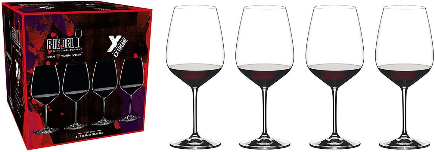 RIEDEL リーデル 赤ワイン グラス 4個セット エクストリーム カベルネ 800ml 4411/0